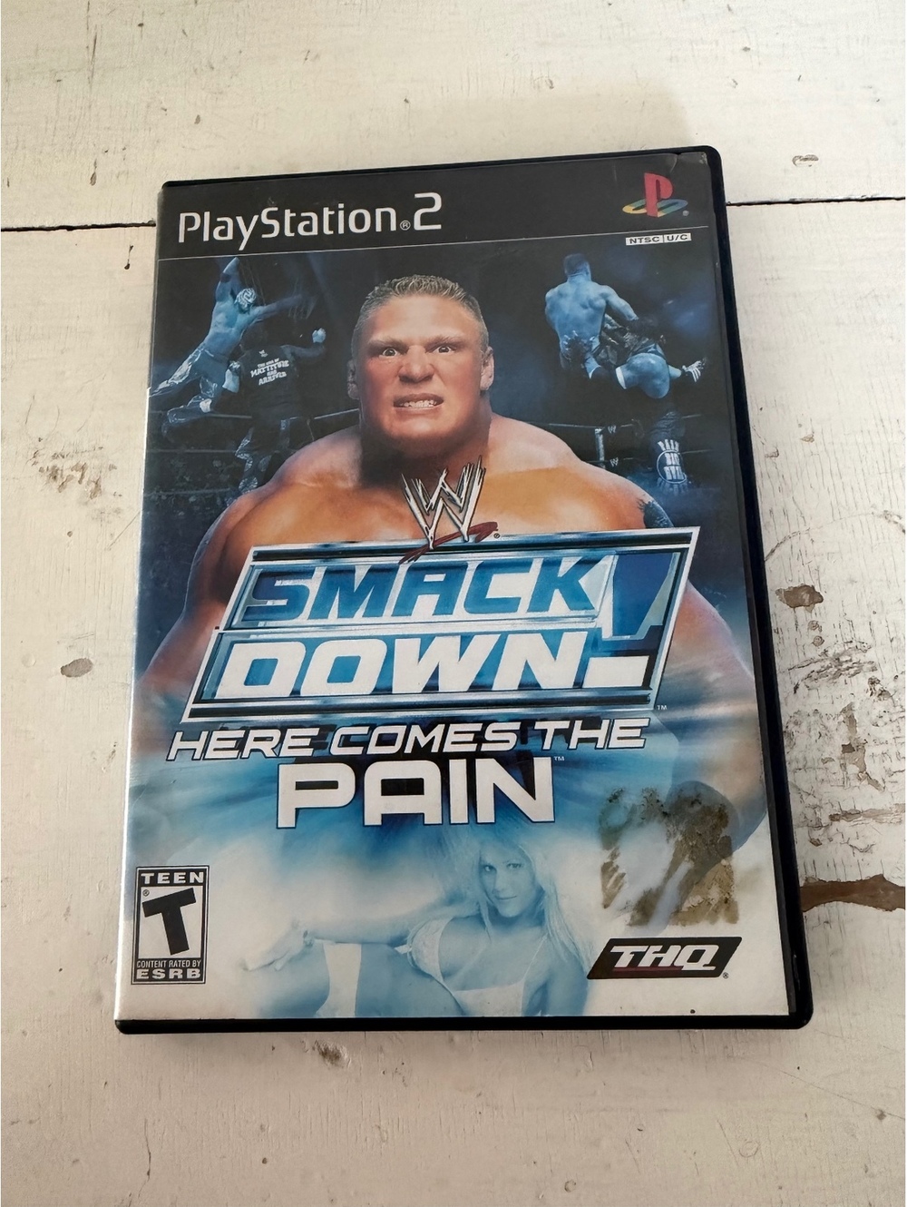 WWE SmackDown! Here Comes the Pain PlayStation 2 Game Complete Case and Manual
